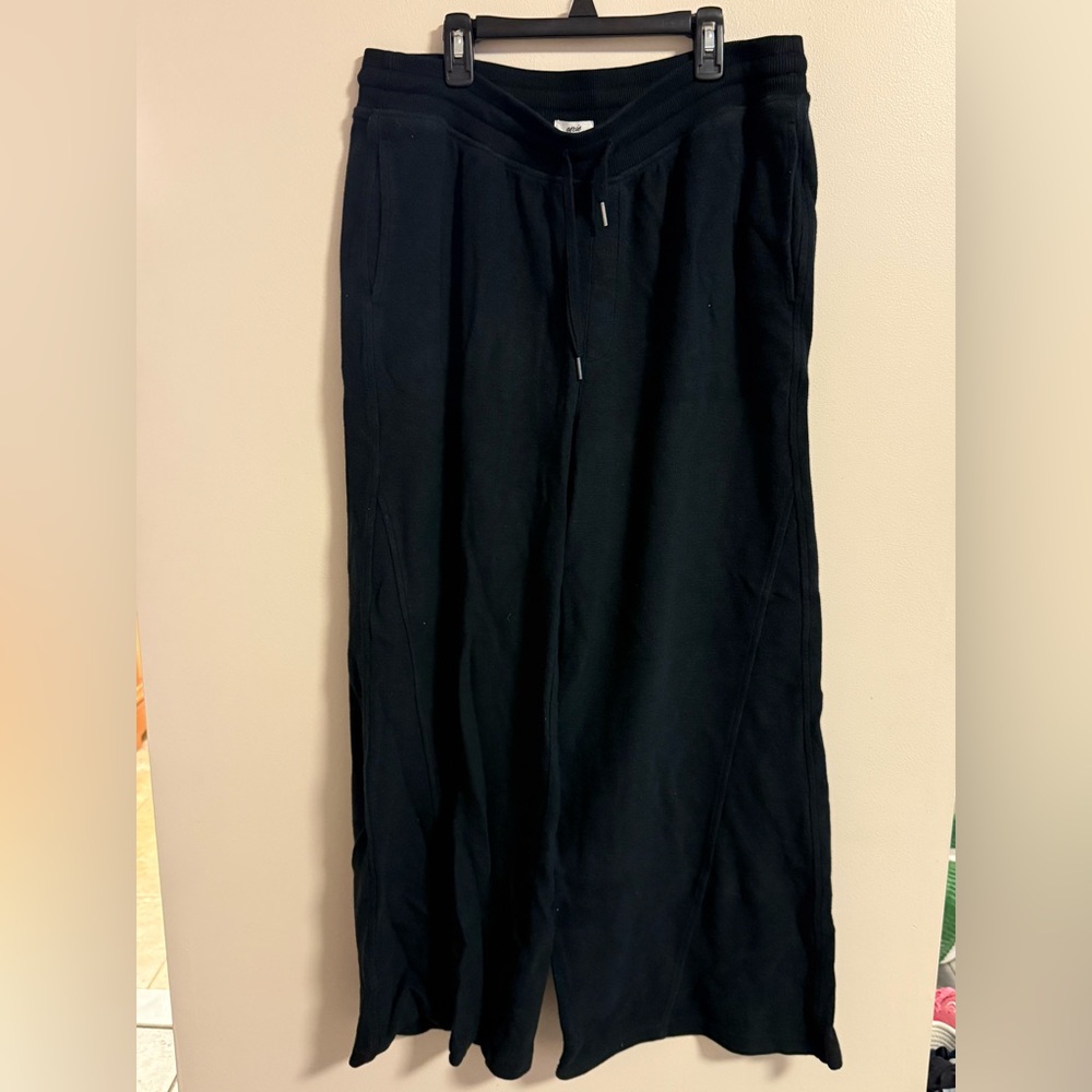 Aerie Black Wide Leg Pants